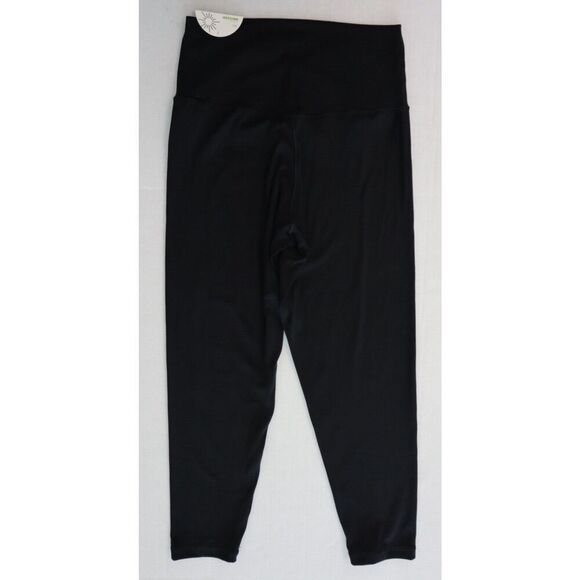 aerie Offline Women's Sz L-Short Black Real Me High Rise Crossover 7/8 Leggings - Picture 2 of 7